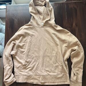 WeWoreWhat Oversized Hoodie Tan